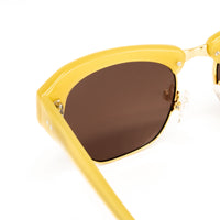Dries Van Noten x Linda Farrow Yellow Sunglasses DVN160C1SUN