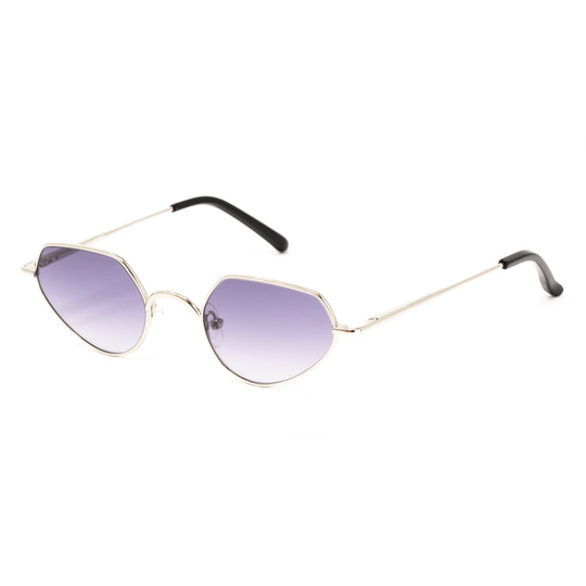 Dries Van Noten x Linda Farrow Silver/Purple Sunglasses DVN176C7SUN