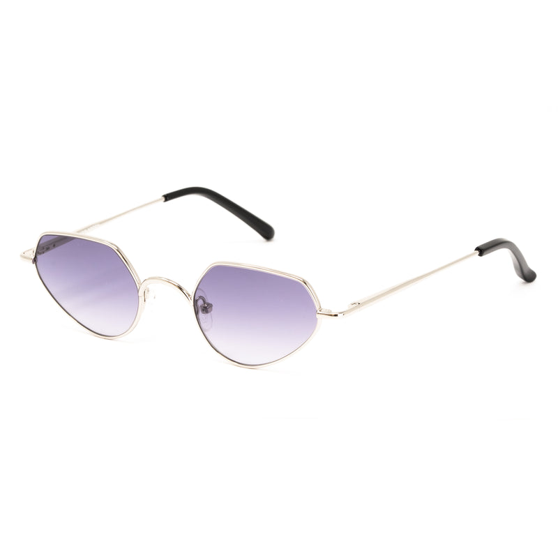 Dries Van Noten x Linda Farrow Silver/Purple Sunglasses DVN176C7SUN