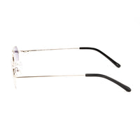 Dries Van Noten x Linda Farrow Silver/Purple Sunglasses DVN176C7SUN