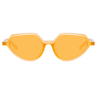 Dries Van Noten Ladies Cat Eye Orange Sunglasses DVN178C9SUN