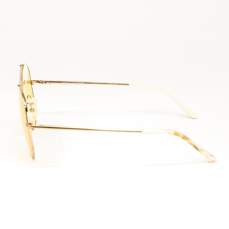 Dries Van Noten x Linda Farrow Gold Sunglasses DVN187C2SUN