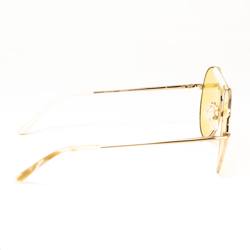 Dries Van Noten x Linda Farrow Gold Sunglasses DVN187C2SUN