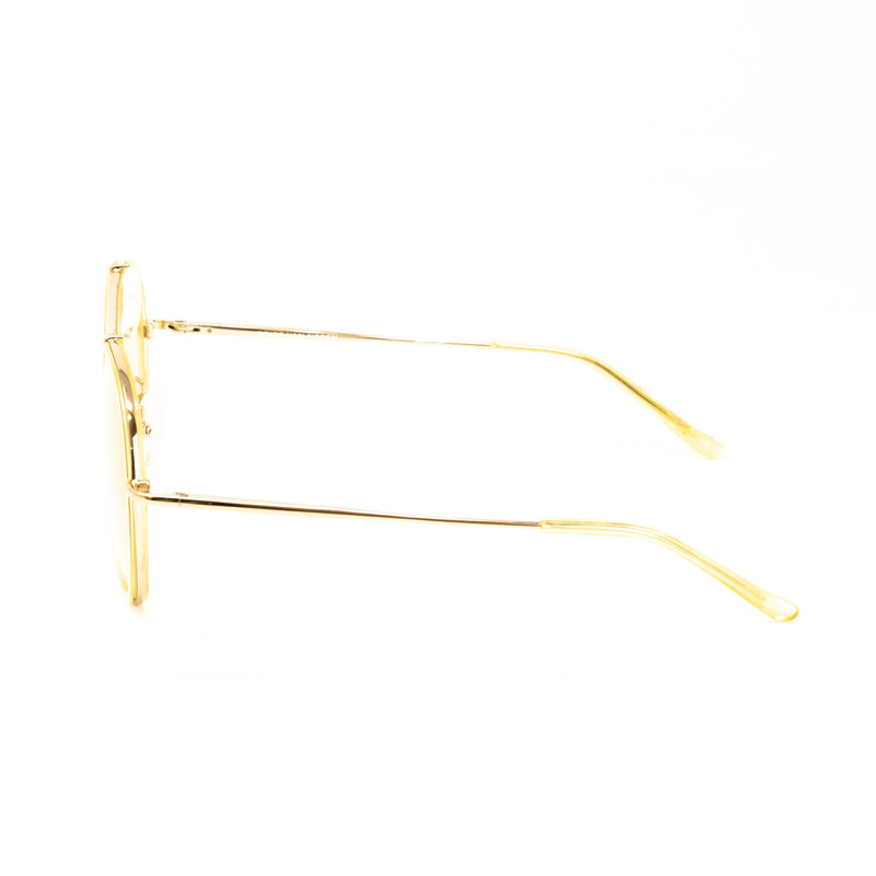 Dries Van Noten x Linda Farrow Yellow Sunglasses DVN188C2SUN