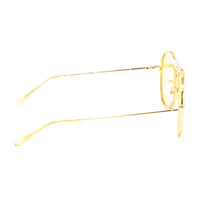 Dries Van Noten x Linda Farrow Yellow Sunglasses DVN188C2SUN