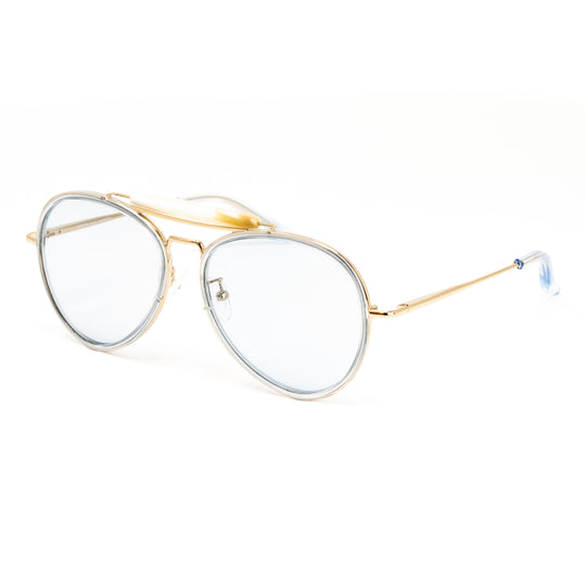 Dries Van Noten x Linda Farrow Gold Sunglasses DVN188C3SUN