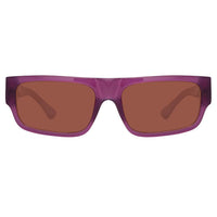 Dries Van Noten x Linda Farrow Purple Sunglasses DVN189C4SUN