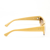 Dries Van Noten x Linda Farrow Mustard Sunglasses DVN190C3SUN