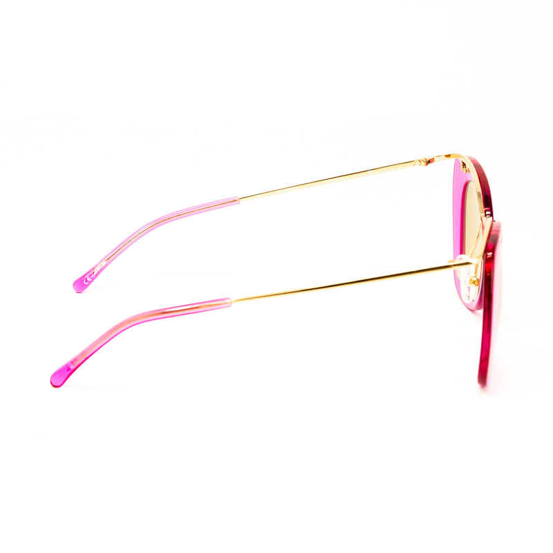 Dries Van Noten x Linda Farrow Hot Pink Sunglasses DVN193C2SUN
