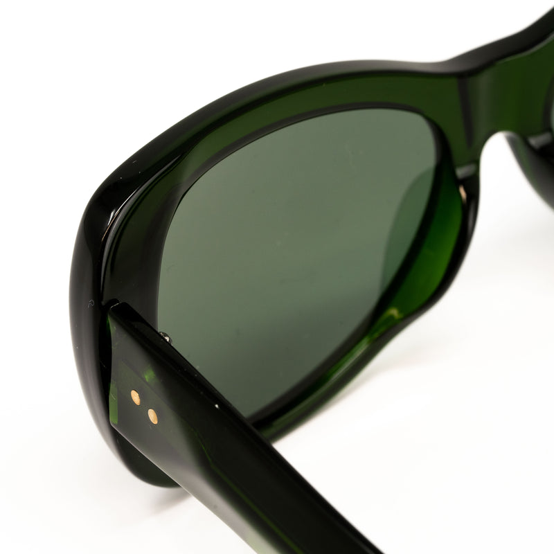 Dries Van Noten x Linda Farrow Green Sunglasses DVN195C9SUN