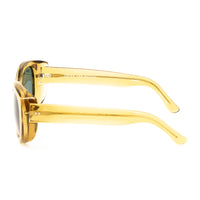 Dries Van Noten x Linda Farrow Yellow/Amber Sunglasses DVN21C13SUN