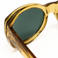 Dries Van Noten x Linda Farrow Yellow/Amber Sunglasses DVN21C13SUN