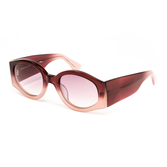 Dries Van Noten x Linda Farrow Burgundy Sunglasses DVN27C2SUN