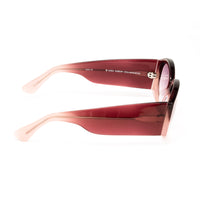 Dries Van Noten x Linda Farrow Burgundy Sunglasses DVN27C2SUN