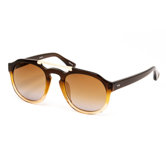 Dries Van Noten x Linda Farrow Dark Brown Sunglasses DVN55C13SUN