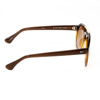 Dries Van Noten x Linda Farrow Dark Brown Sunglasses DVN55C13SUN
