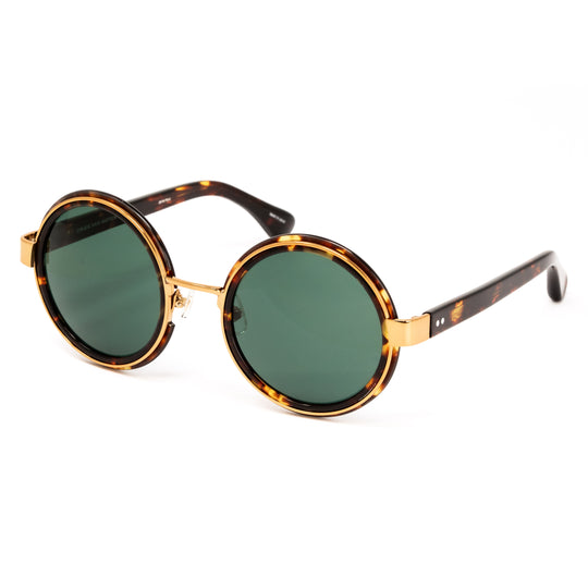Dries Van Noten x Linda Farrow Tortoise/Gold Sunglasses DVN76C6SUN