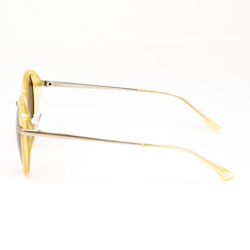 Dries Van Noten x Linda Farrow Yellow Sunglasses DVN78C11SUN