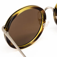 Dries Van Noten X Linda Farrow Amber-Tone Sunglasses DVN78C9SUN