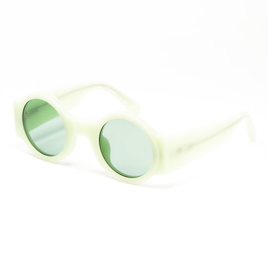 Dries Van Noten x Linda Farrow Green Sunglasses DVN98C18SUN