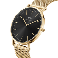 Daniel Wellington Classic Mesh Men's Gold Black Watch DW00100631