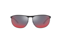 Emporio Armani Men's Sunglasses Wraparound Black/Red EA212430016P