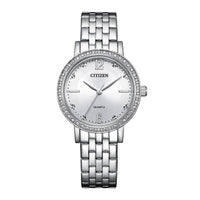 Citizen Ladies' 31mm Crystal Dress Watch Silver