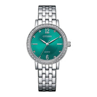 Citizen Emerald Green 31mm Dial Ladies Dress Watch