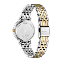 Citizen Ladies' Blue Crystal 31mm Two-Tone Dress Watch