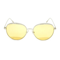 Jimmy Choo Women's Sunglasses Round Silver/Yellow ELLO/S DYG