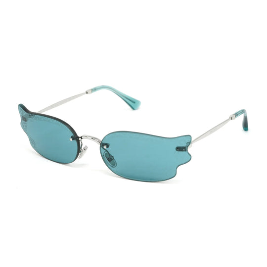 Jimmy Choo Women's Sunglasses Rimless Cat Eye Blue EMBER/S P2M