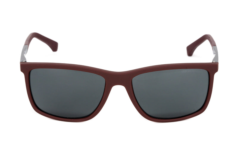 Emporio Armani Men's Sunglasses Rectangular Burgundy EA4058525187