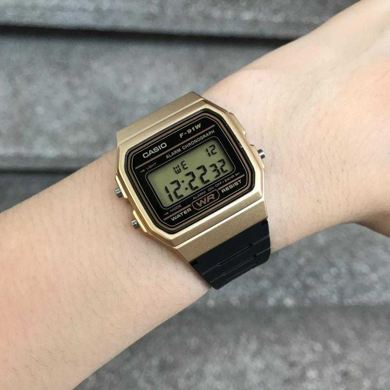 Casio edifice black rose gold sales