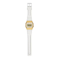 Casio Transparent Unisex Gold Digital Watch