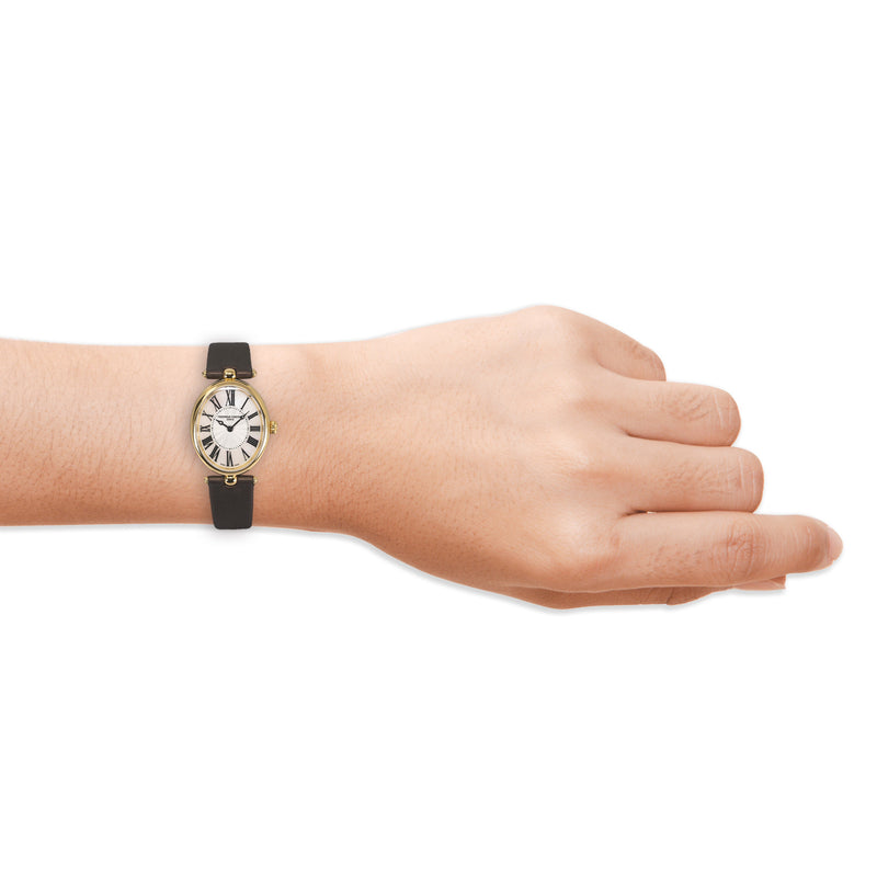 Frederique Constant Watch Ladies Art Deco Yellow Gold PVD FC-200MPW2V5