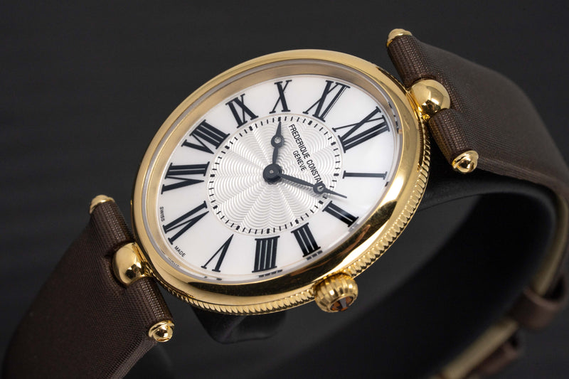 Frederique Constant Watch Ladies Art Deco Yellow Gold PVD FC-200MPW2V5