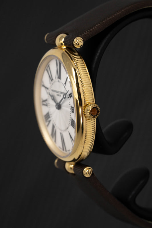 Frederique Constant Watch Ladies Art Deco Yellow Gold PVD FC-200MPW2V5