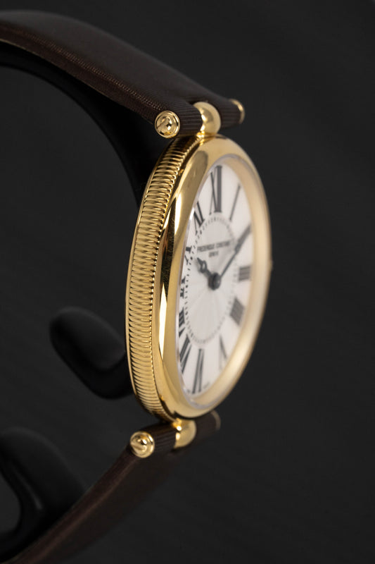 Frederique Constant Watch Ladies Art Deco Yellow Gold PVD FC-200MPW2V5