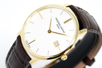 Frederique Constant Slimline Watch Yellow Gold FC-220V5S5