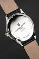 Frederique Constant Watch Men's Classic Black Leather FC-225ST5B6
