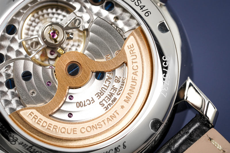Frederique Constant Men's Watch Slimline Power Reserve Manufacture FC-723WR3S6