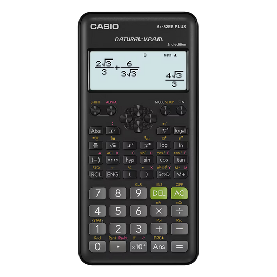Casio Calculator FX-82ESPLUS-2 2nd Edition Natural Textbook Display
