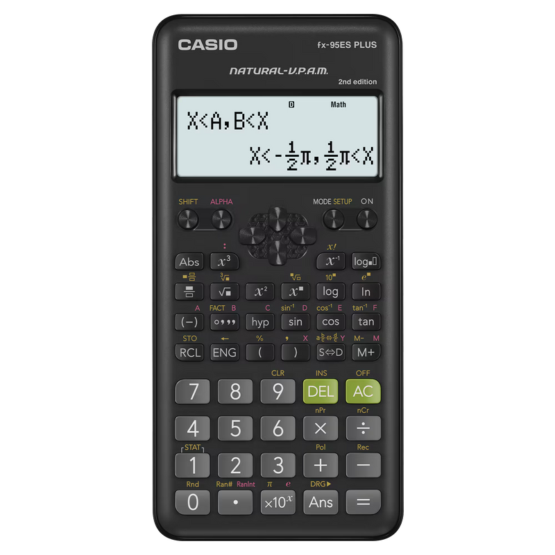 Casio Calculator FX-95ES Plus 2nd Edition Natural Textbook Display
