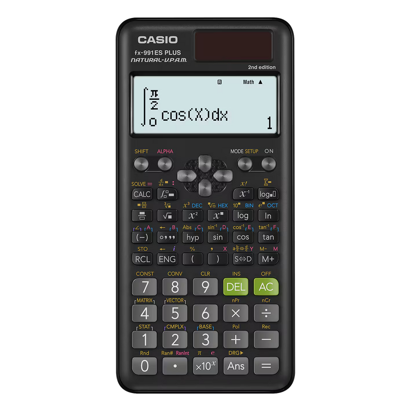 Casio Calculator FX-991ES Plus 2nd Edition Natural Textbook Display