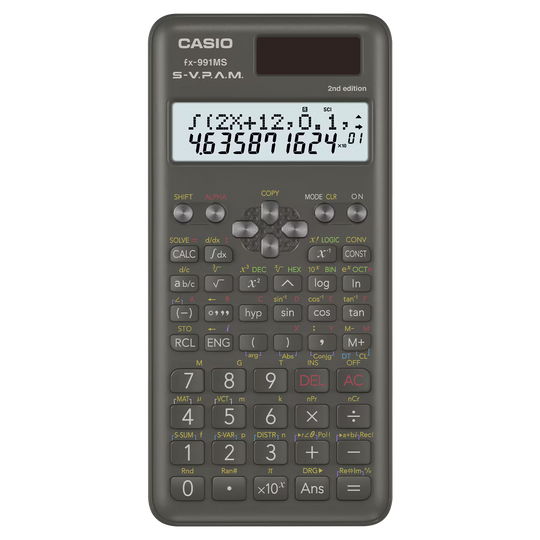 Casio Calculator FX-991MS 2nd Edition 2-Line Display