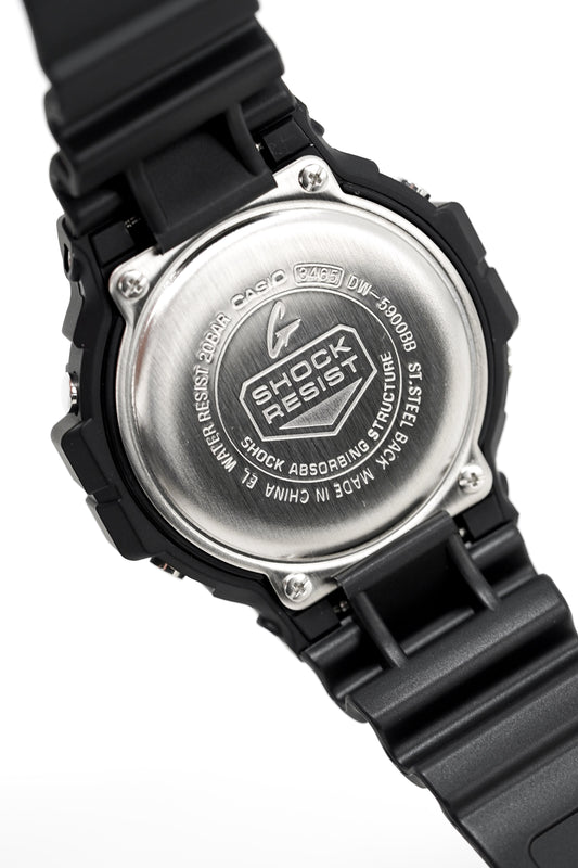 Casio G-Shock Watch Men's 'Three Eyes' Classic Basic Black DW-5900BB-1