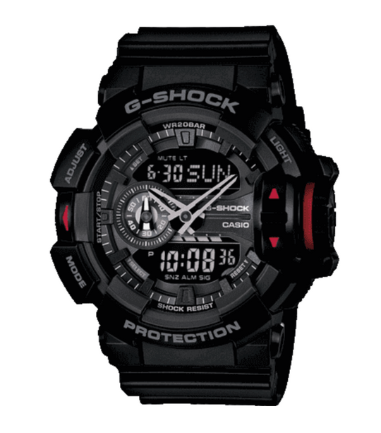 Casio G-Shock Watch Men's Oversized Black GA-400-1BDR