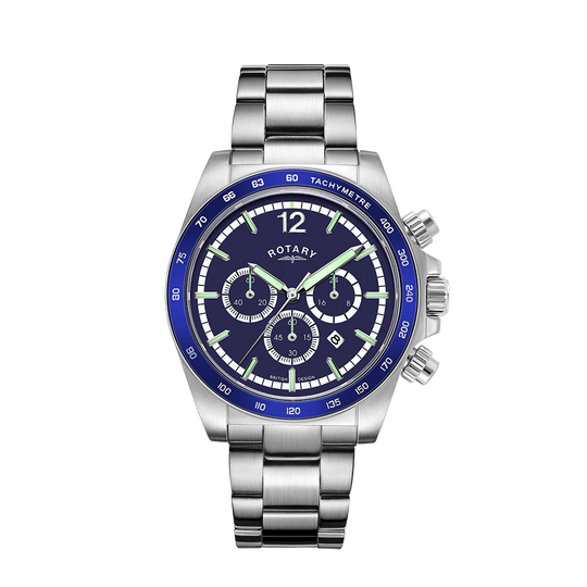 Rotary Henley Chrono Men's Blue Watch GB05440/05