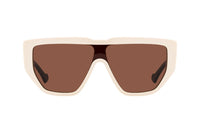Gucci Men's Sunglasses Shield Flat Top Cream GG0997S-003 99