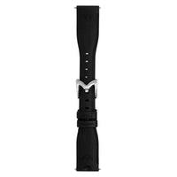 Gagà Milano Manuale 40mm Silicone Black Watch Strap